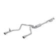 MBRP cat-back exhaust system fits 2019-2024 Chevy Silverado 1500 dual rear exit Armor Pro Series T304 stainless steel S5021304 2.5 inch inlet/outlet