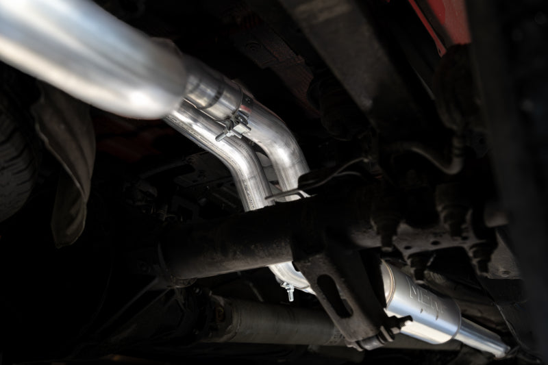 MBRP cat-back exhaust system fits 2019-2024 Chevy Silverado 1500 dual rear exit Armor Pro Series T304 stainless steel S5021304 2.5 inch inlet/outlet