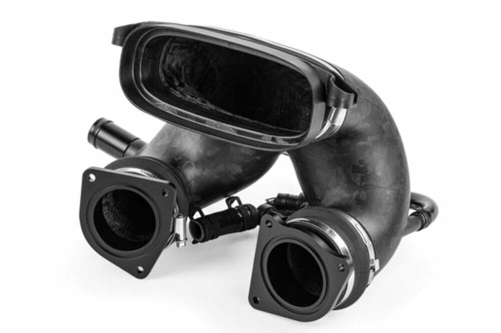 Fits 2019+ 4.0T Audi SQ7 Carbon Fiber Intake System-(4M/9Y/SUV)-4.0T carbon fiber billet aluminum