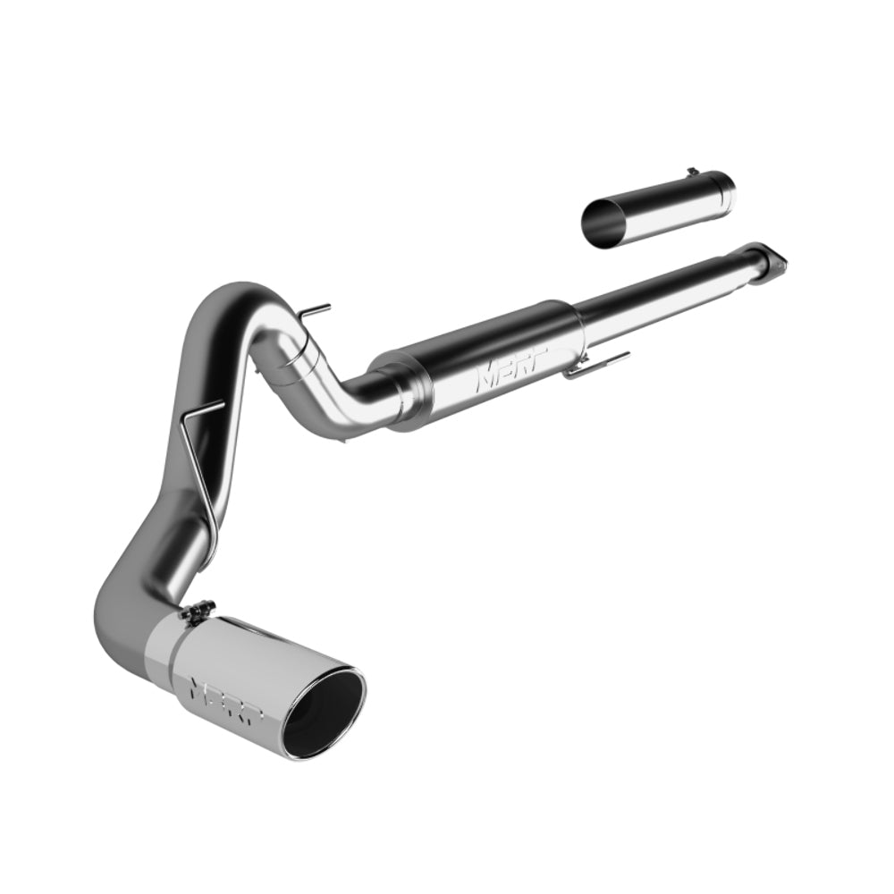 MBRP cat-back exhaust system fits Ford F-150 Armor Plus Series T409 stainless steel S5259409 4 inch inlet/outlet