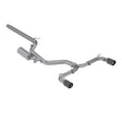MBRP cat-back exhaust system dual split rear exit Armor Pro Series T304 stainless steel S46063CF