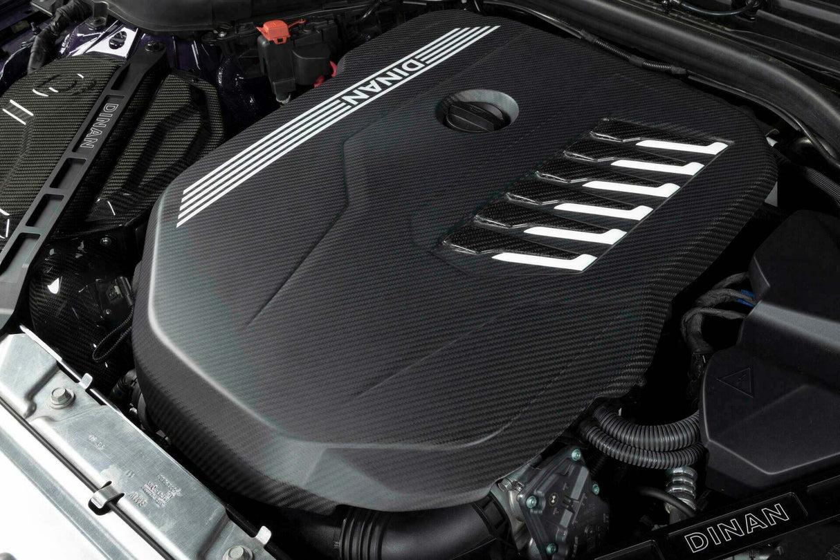 Fits 2020-2023 Bmw B58D; Matte Carbon Fiber Engine Cover-D590-0004 BMW performance