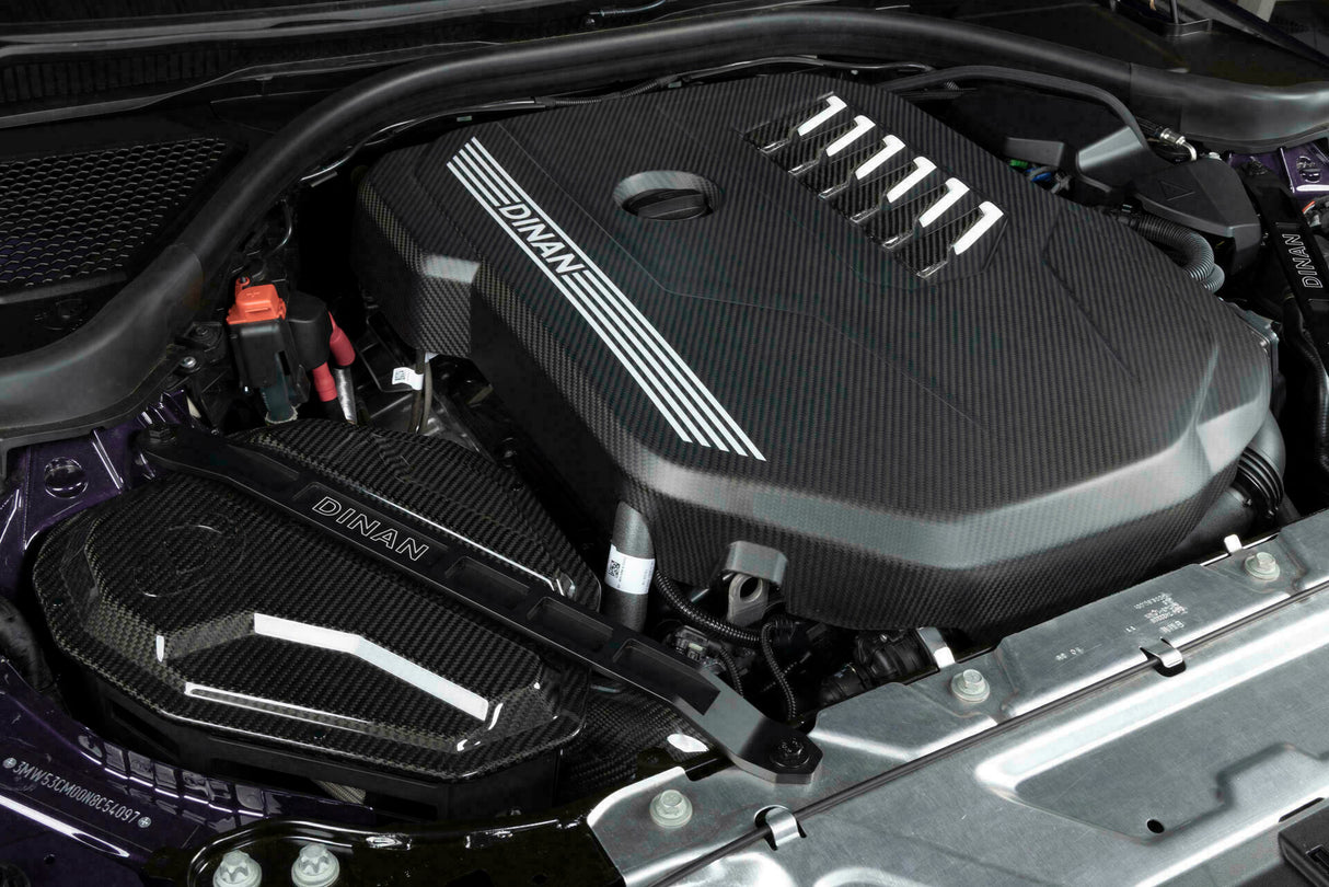 Fits 2020-2023 Bmw B58D; Matte Carbon Fiber Engine Cover-D590-0004 BMW performance