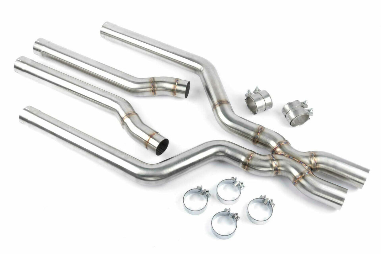Fits 2020-2023 Bmw X5M/X6M; High Flow Middle Exhaust Stainless-3.25-D660-0092 BMW performance stainless steel