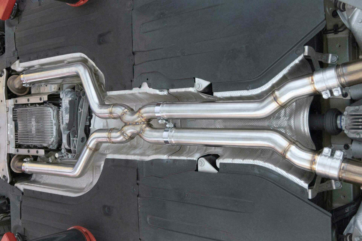 Fits 2020-2023 Bmw X5M/X6M; High Flow Middle Exhaust Stainless-3.25-D660-0092 BMW performance