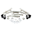 Fits 2020-2023 BMW X5M/X6M; Valved Axle-Back Exhaust-Black Tips BMW performance stainless steel
