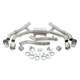 Fits 2020-2023 BMW X5M/X6M; Valved Axle-Back Exhaust-Polished Tips BMW performance stainless steel