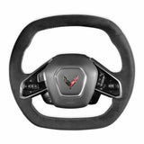 Fits 2020-2023 Chevrolet Corvette Muscle Cars Steering Wheel-Alcantara CV950-24 black