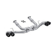 MBRP cat-back exhaust system fits 2020-2023 Chevy Corvette Armor Pro Series T304 stainless steel S70423CF 4.5 inch inlet/outlet