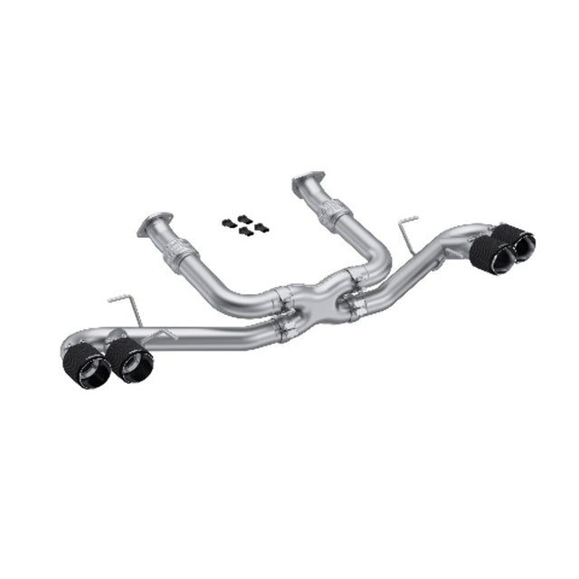 MBRP cat-back exhaust system fits 2020-2023 Chevy Corvette Armor Pro Series T304 stainless steel S70423CF 4.5 inch inlet/outlet
