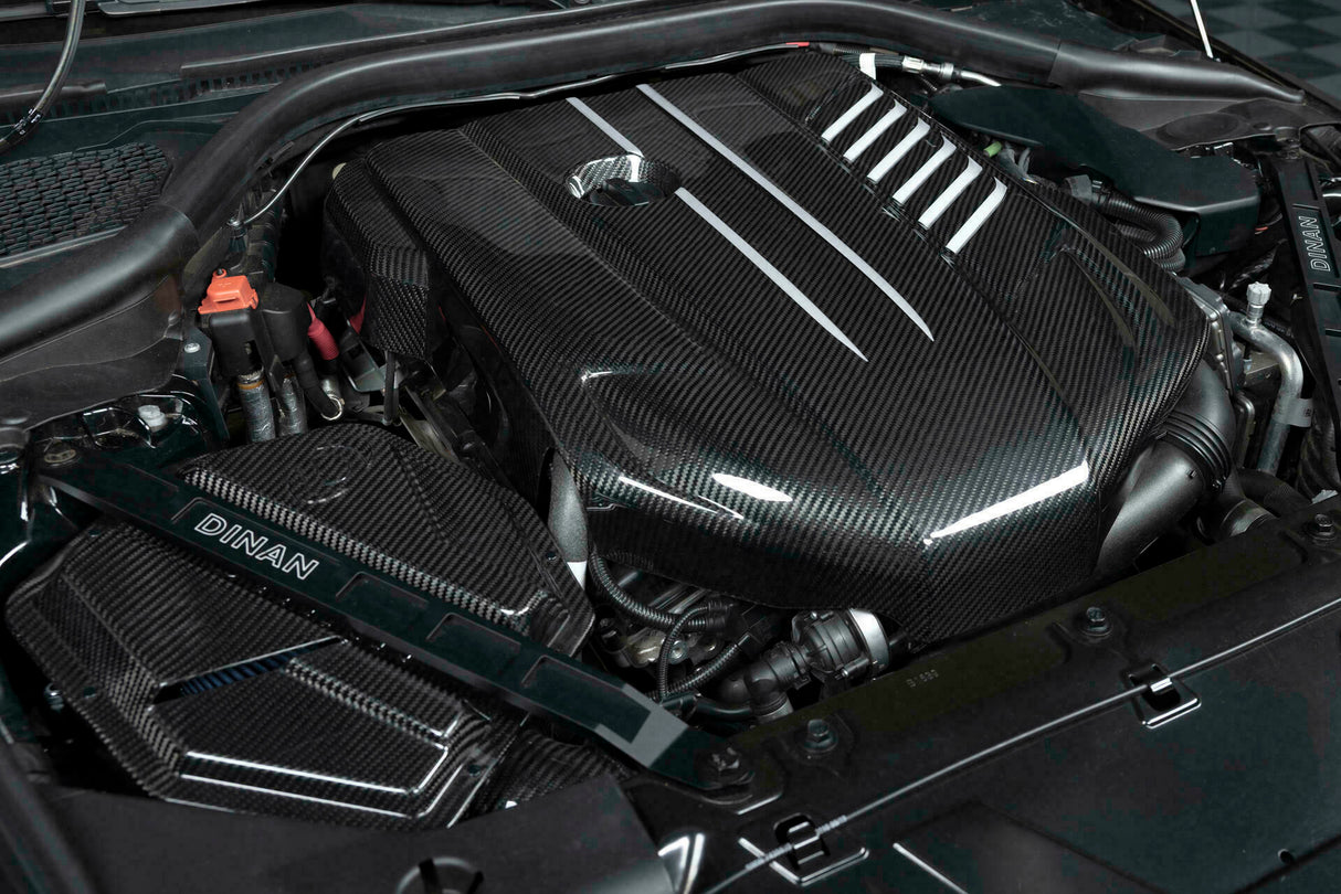Fits 2020-2023 Toyota Gr Supra 3.0T; Carbon Fiber Engine Cover-D590-0002