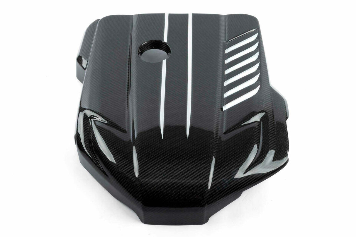 Fits 2020-2023 Toyota Gr Supra 3.0T; Carbon Fiber Engine Cover-D590-0002