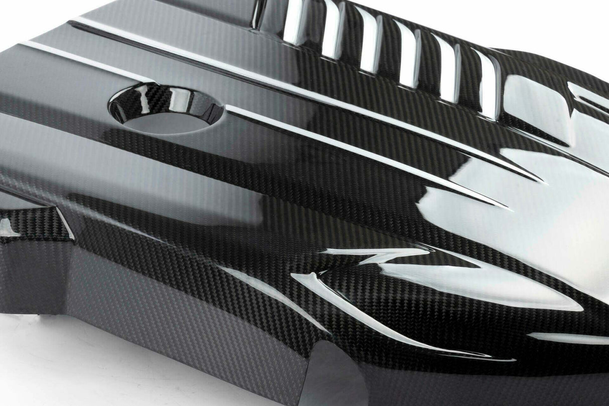 Fits 2020-2023 Toyota Gr Supra 3.0T; Carbon Fiber Engine Cover-D590-0002