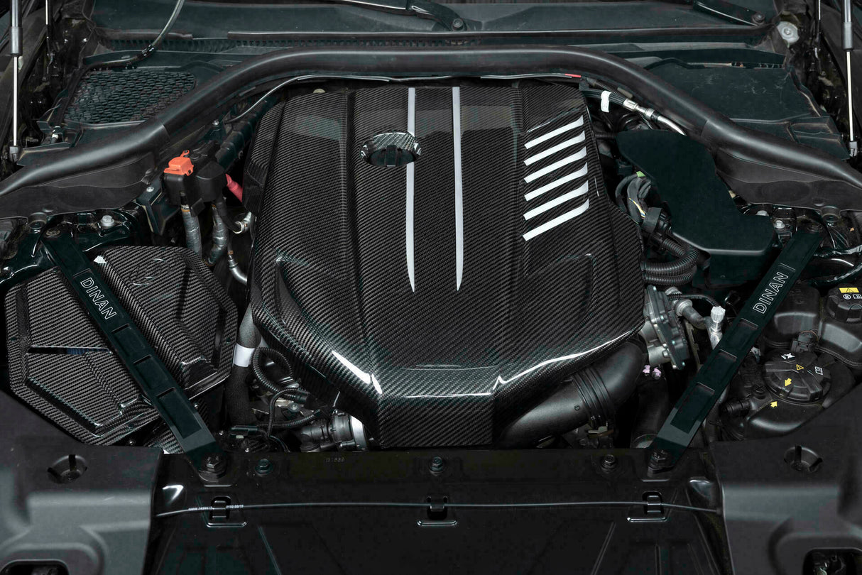 Fits 2020-2023 Toyota Gr Supra 3.0T; Carbon Fiber Engine Cover-D590-0002