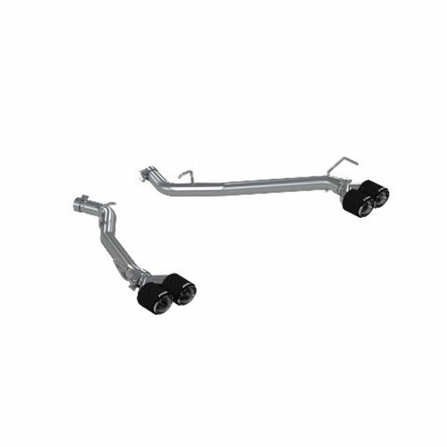 MBRP axle-back exhaust system fits 2020-2024 Ford Explorer dual rear exit Armor Pro Series T304 stainless steel S52033CF 2 inch inlet/outlet