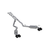 MBRP cat-back exhaust system fits 2020-2024 Ford Explorer dual rear exit Armor Pro Series T304 stainless steel S52053CF 5 inch inlet 2.5 inch outlet