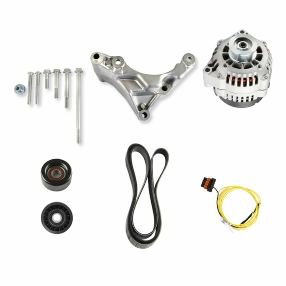 t Fits 2020+ Ford 7.3L Godzilla Engine W/ 105Amp Alternator & Bracket Kit-20-380 Holley