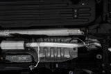 MBRP performance muffler fits 2021-2023 Ford F-150 single side exit aluminized steel S5221AL 3 inch inlet/outlet