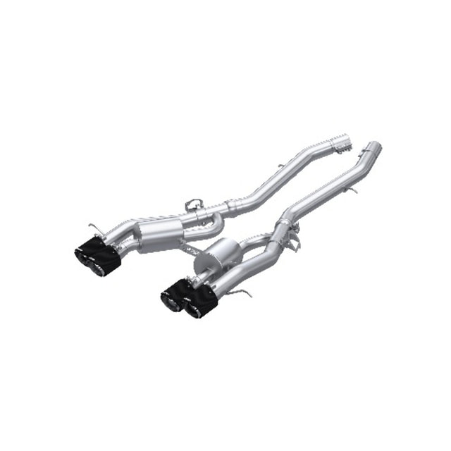 t Fits 2021-2024 BMW M3 3in. Axle-BAck; Quad Rear Exit; T304 - S45033CF MBRP Exhaust