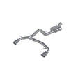 MBRP cat-back exhaust system fits 2021-2024 Ford Bronco dual split rear exit Armor Pro Series T304 stainless steel S5241304 2.5 inch inlet/outlet