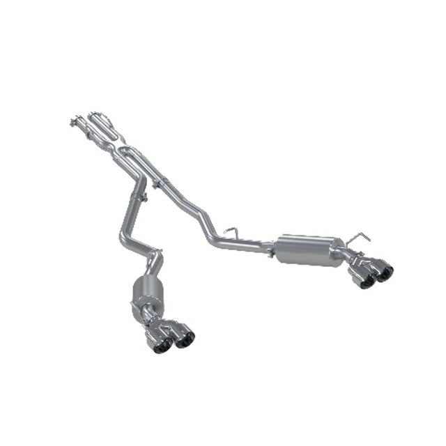 MBRP cat-back exhaust system fits 2021-2024 Ford Explorer dual rear exit aluminized steel S5205AL 5 inch inlet 2.5 inch outlet