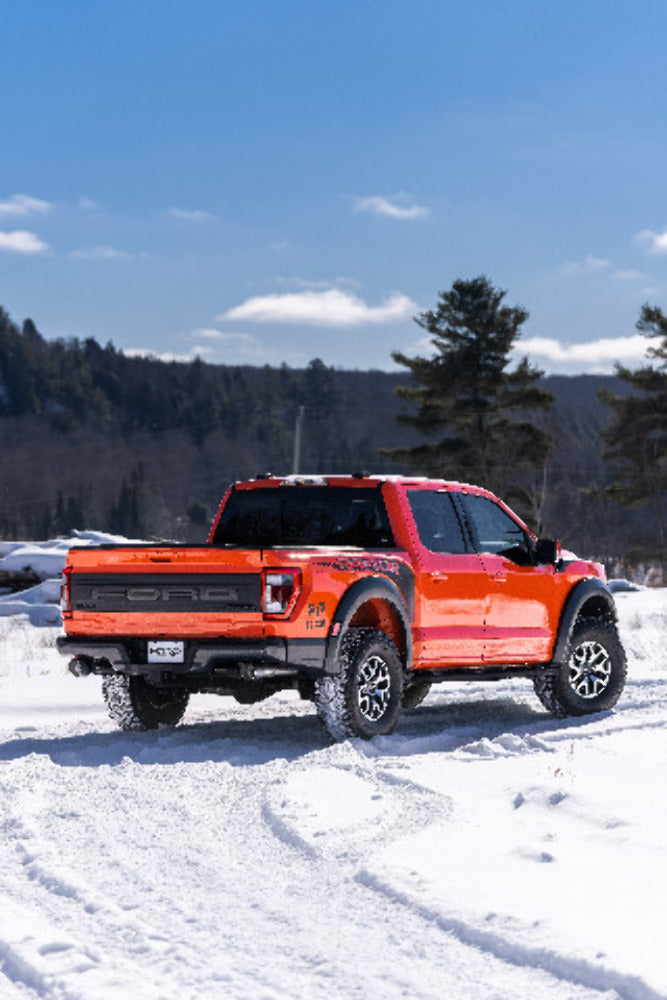 t Fits 2021-2024 Ford F-150 3in. Axle-Back; Dual Rear Exit; T304; CF Tips-S52663CF MBRP Exhaust