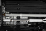 MBRP cat-back exhaust system fits 2021-2024 Ford F-150 dual side exit Armor Plus Series T409 stainless steel S5215409 3 inch inlet 5 inch outlet