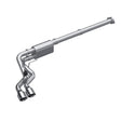 MBRP cat-back exhaust system fits 2021-2024 Ford F-150 aluminized steel S5217AL 3 inch inlet 5 inch outlet