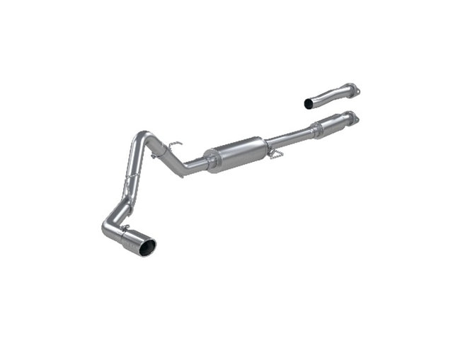 MBRP cat-back exhaust system fits 2021-2024 Ford F-150 single side exit aluminized steel S5211AL 3 inch inlet/outlet