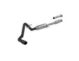 MBRP cat-back exhaust system fits 2021-2024 Ford F-150 single side exit aluminized steel S5211BLK 3 inch inlet/outlet