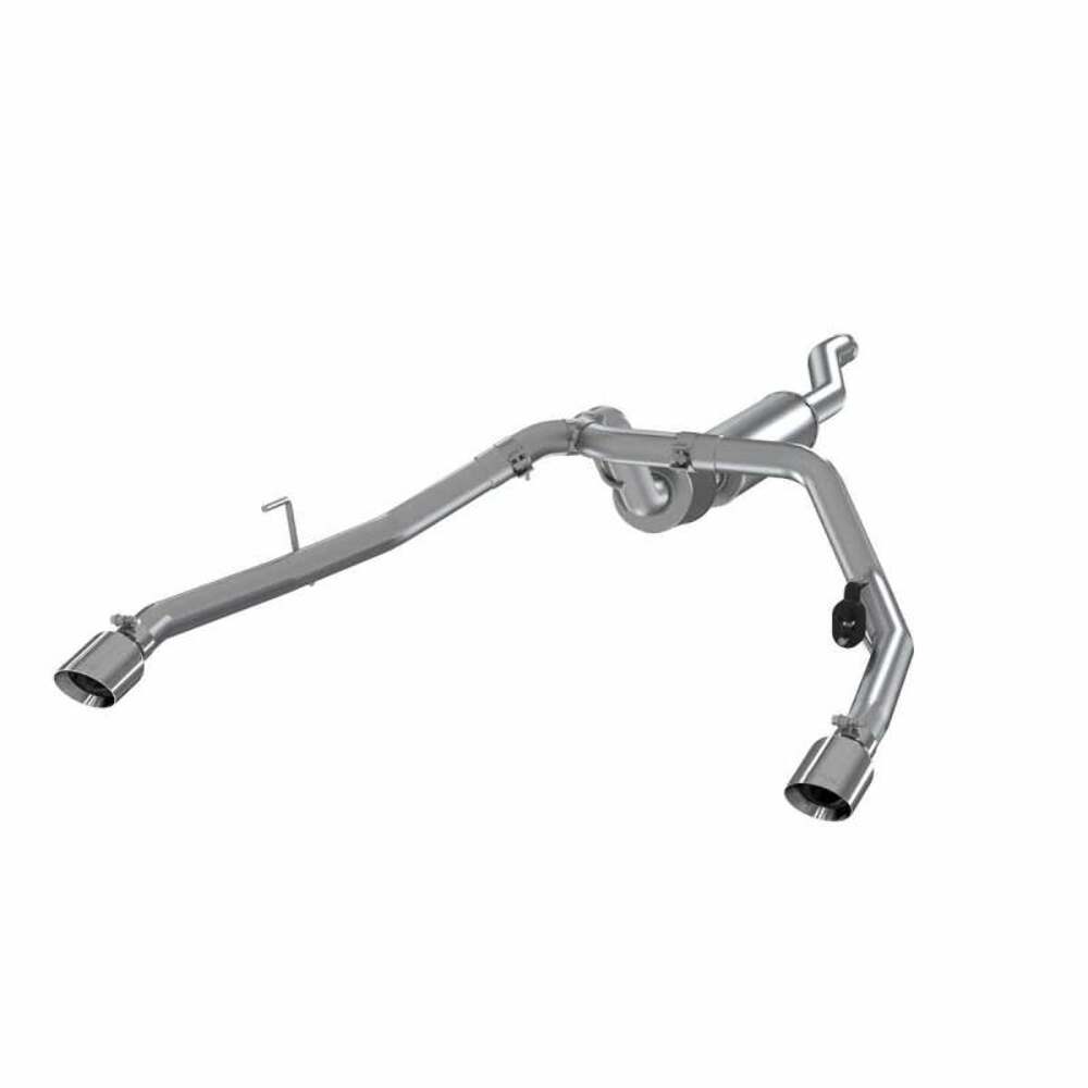 t Fits 2021-2024 Jeep Gladiator 2.5" Cat Back, Dual Rear Exit, 304 - S5538304 MBRP Exhaust