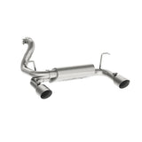 MBRP axle-back exhaust system fits 2021-2024 Jeep Wrangler dual rear exit aluminized steel S5529AL