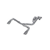 MBRP performance muffler fits Ford Bronco dual rear exit aluminized steel S5207AL 2.5 inch inlet/outlet