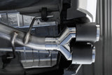 MBRP cat-back exhaust system fits Subaru WRX dual split rear exit Armor Pro Series T304 stainless steel carbon fiber tip S48023CF