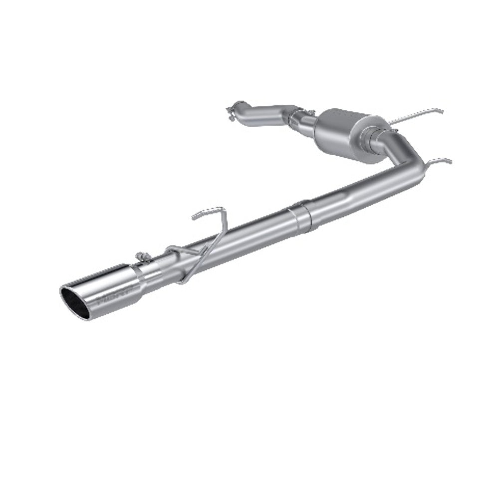 MBRP cat-back exhaust system fits 2022-2024 Ford single side exit aluminized steel S5267AL 3 inch inlet/outlet