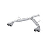 MBRP axle-back exhaust system fits 2022-2024 Kia aluminized steel S4711AL 3 inch inlet/outlet