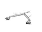 MBRP axle-back exhaust system fits 2022-2024 Kia aluminized steel S4711AL 3 inch inlet/outlet