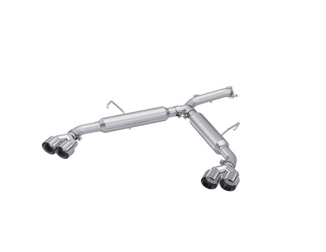 MBRP axle-back exhaust system fits 2022-2024 Kia aluminized steel S4711AL 3 inch inlet/outlet