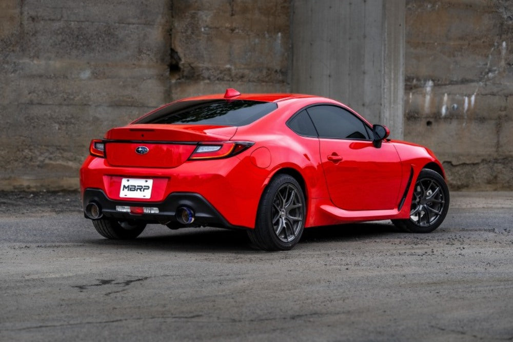 t Fits 2022-2024 Subaru BRZ 2.5" Axle-Back; Dual Rear Exit; CF Tips - S48053CF MBRP Exhaust