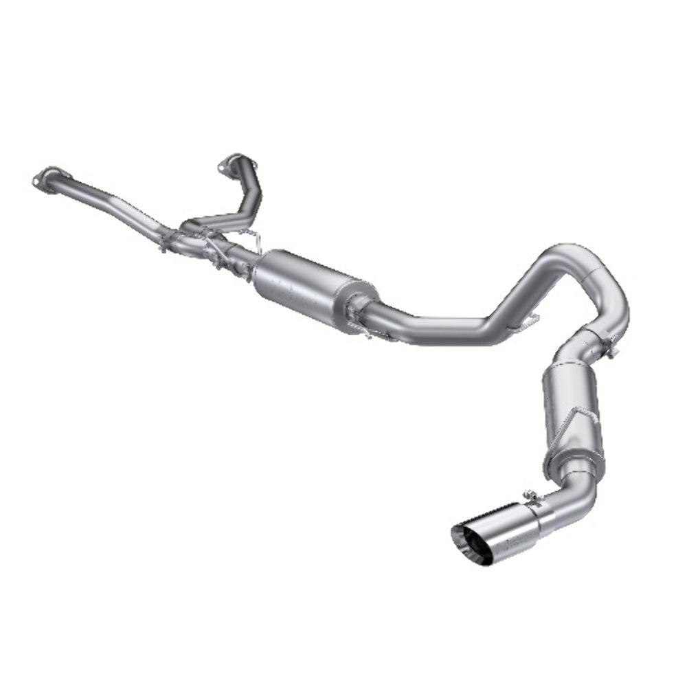 MBRP cat-back exhaust system fits 2022-2024 Toyota Tundra Armor Pro Series T304 stainless steel S5301304 5 inch inlet 3 inch outlet