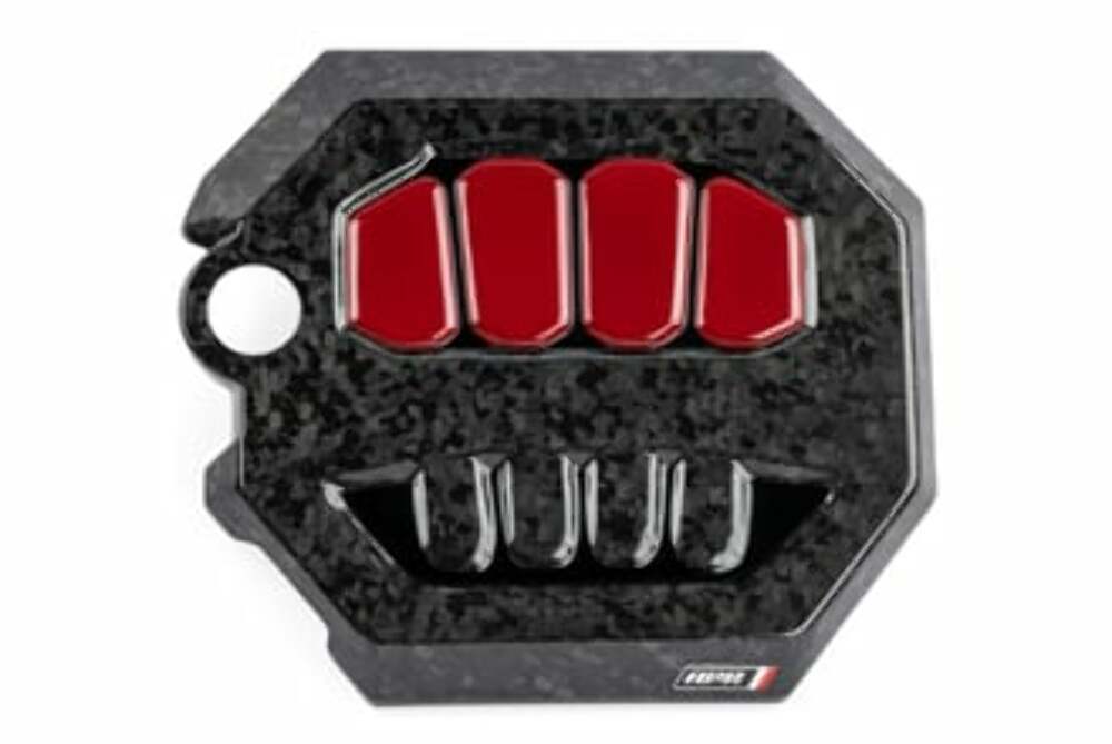 Fits 2022-24 A3 Quattro Audi Engine Cover - 2.0T Carbon Fiber and VW carbon fiber black
