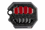 Fits 2022-24 A3 Quattro Audi Engine Cover - 2.0T Carbon Fiber and VW carbon fiber black