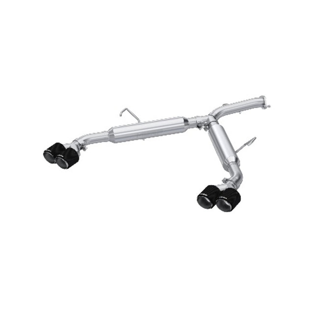 t Fits 2022-24 Kia Forte 3" Axle-Back; Dual Split Quad Rear Exit; T304-S47113CF MBRP Exhaust