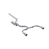 MBRP cat-back exhaust system fits 2022-2024 VW dual split rear exit Armor Pro Series T304 stainless steel S4617304 5 inch inlet 2.5 inch outlet