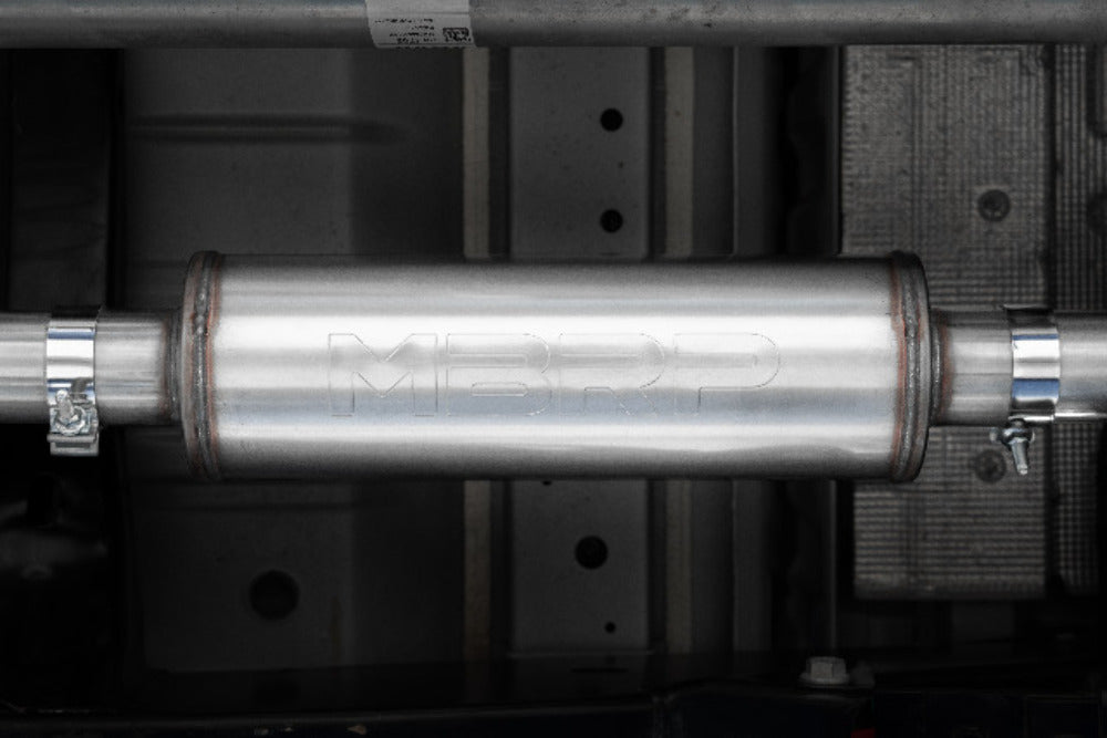 MBRP cat-back exhaust system fits 2023-2024 Chevy single side exit aluminized steel S5015AL 3 inch inlet/outlet