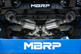 MBRP cat-back exhaust system fits 2023-2024 Nissan dual rear exit Armor Pro Series T304 stainless steel S4408304