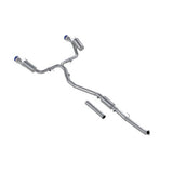 MBRP cat-back exhaust system dual split rear exit Armor Pro Series T304 stainless steel S49033BE 5 inch inlet 2.5 inch outlet