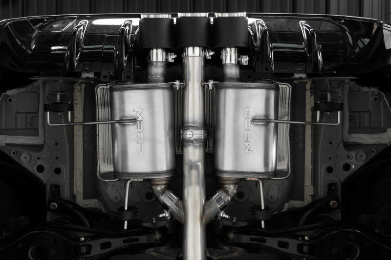 MBRP cat-back exhaust system Armor Pro Series T304 stainless steel carbon fiber tip S49043CF