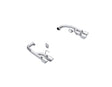 MBRP axle-back exhaust system fits Ford Mustang aluminized steel S7281AL 2.5 inch inlet/outlet