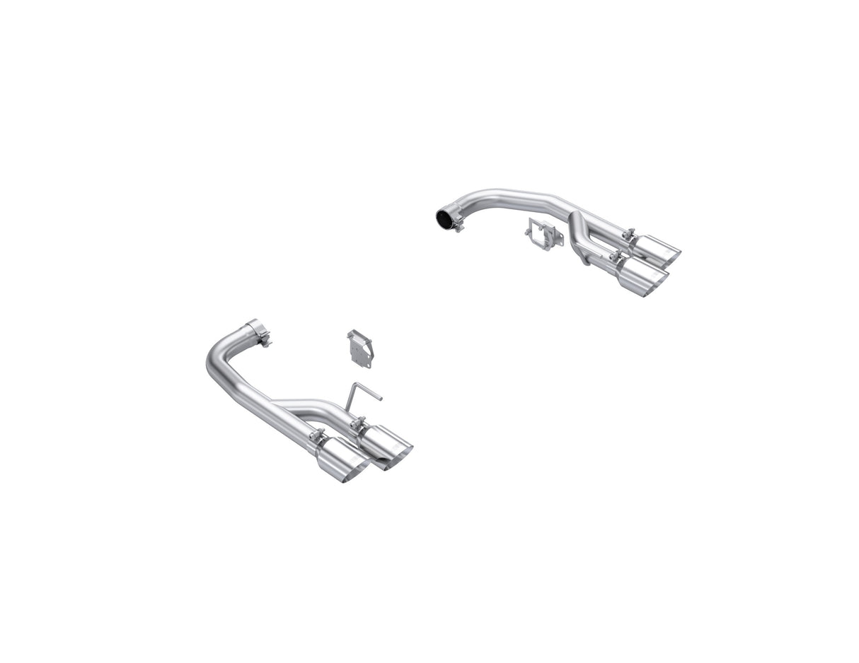 MBRP axle-back exhaust system fits Ford Mustang aluminized steel S7281AL 2.5 inch inlet/outlet